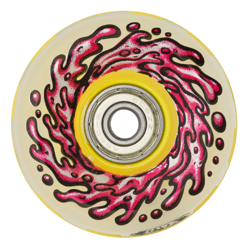 Santa Cruz *Light Ups* OG Slime Balls Skateboard Wheels Red, Yellow LED 60MM 78A