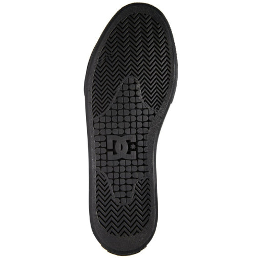 DC Manual HI RT Battleship on Black Suede Skate Shoe