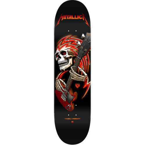 Powell Peralta X Metallica Collab Flight Skateboard Deck Black 8.25"