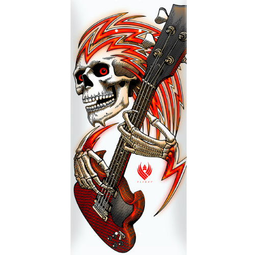 Powell Peralta X Metallica Collab Flight Skateboard Deck White 8.75"