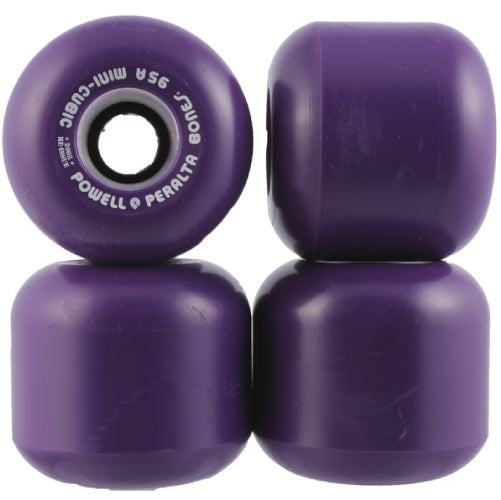 Powell Peralta Mini Cubic Skateboard Wheels Purple 64MM 95A