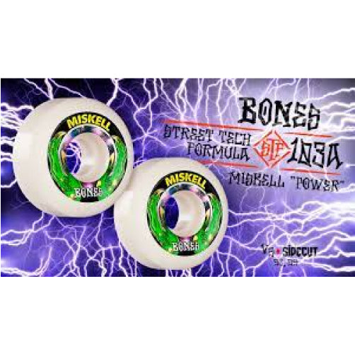 Bones STF Miskell V5 Sidecut Wheels 55MM 103A