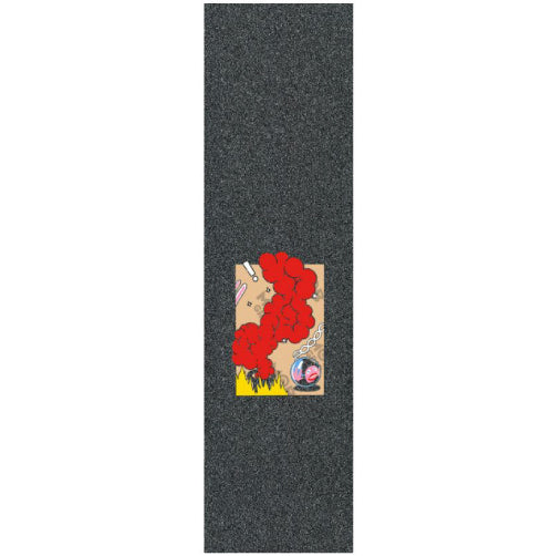 MOB X Krux Trucks Nora By Alexis Graphic Black with Clear Griptape
