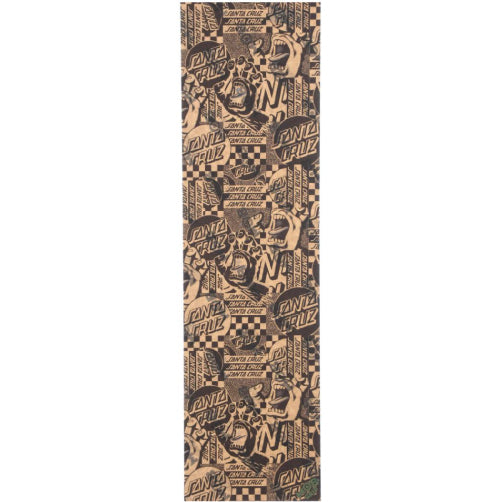 MOB X Santa Cruz Flier Collage Clear Griptape