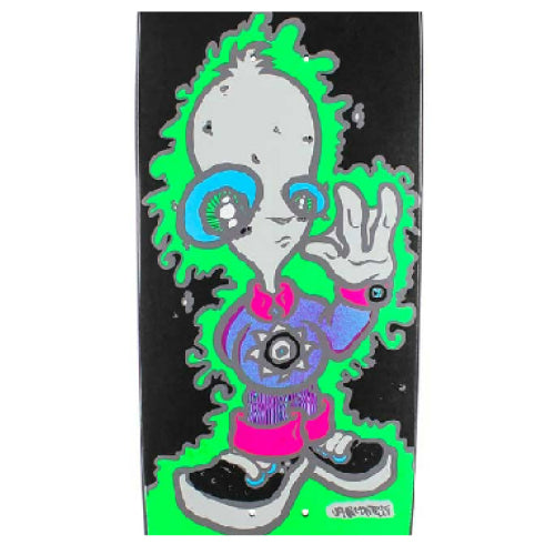 New Deal John Montesi Alien Neon SP Reissue Skateboard Deck 9"
