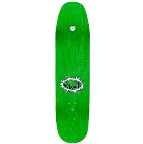 Welcome Transcend on Son of Moontrimmer Gold Foil Skateboard Deck 8.25"