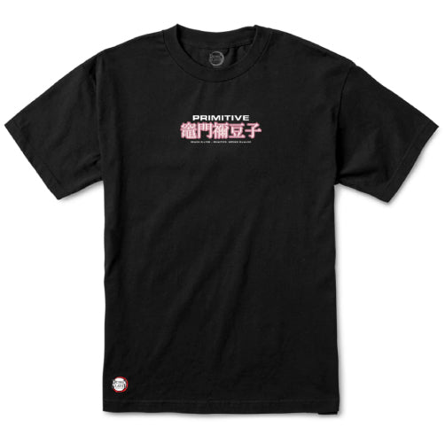 Primitive X Demon Slayer Nezuko Kamado Tee Black