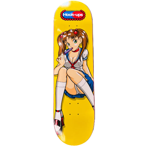 Hook-Ups OG Popsicle Girl Skateboard Deck 8.5" full bottom