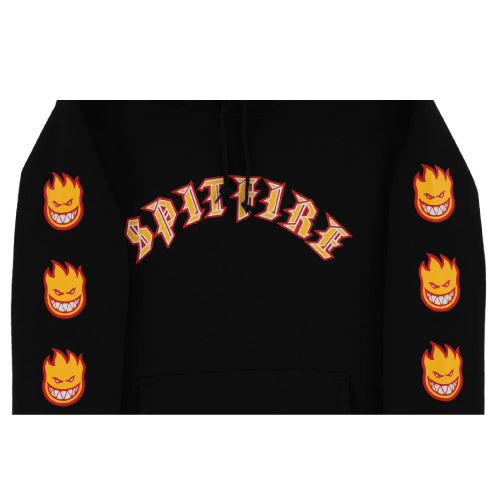 Spitfire Old E BigHead Fill Hoodie - Black