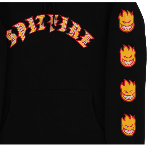 Spitfire Old E BigHead Fill Hoodie - Black