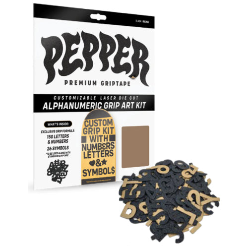 Pepper Alphanumeric Custom Griptape Kit