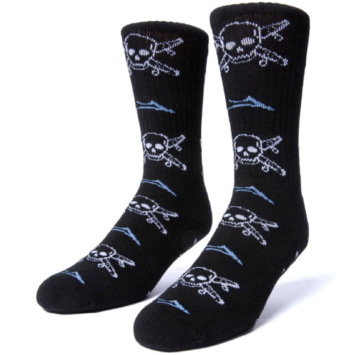 Lakai X Fourstar Street Pirate Socks - Black