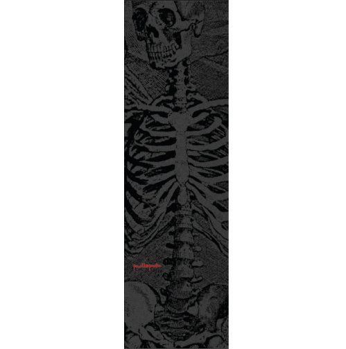 Powell Peralta Skull and Sword Skeleton Black, Gray Griptape