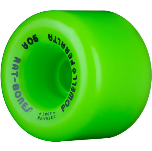 Powell Peralta Rat Bones Skateboard Wheels Lime Green 60MM 90A