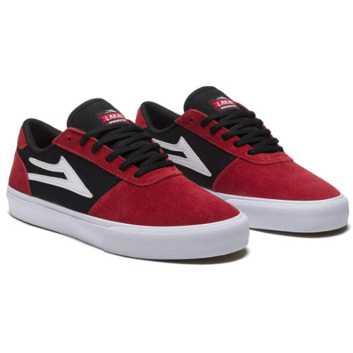 Lakai Manchester Red/Black Suede Skate Shoes