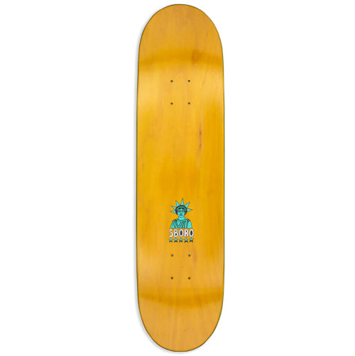 5Boro Thomas Redrey Team Yellow Skateboard Deck 8.25"