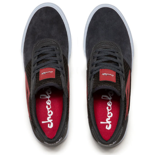 Lakai X Chocolate Manchester Grey Reflective Suede Skate Shoe