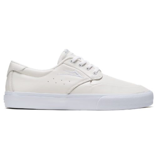Lakai Riley 3 White Leather Skate Shoe