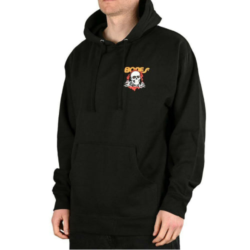 Powell Peralta Bones Ripper Midweight Hooded Sweatshirt - Black