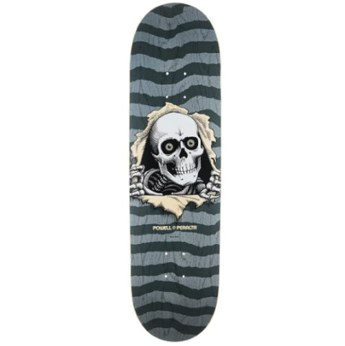 Powell Peralta Ripper Skateboard Deck Gray, Natural 8.5"