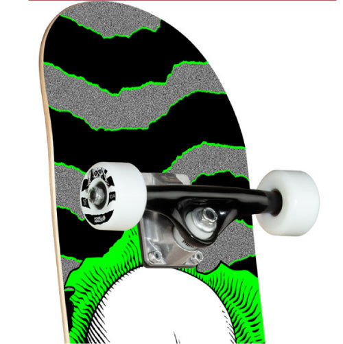 Powell Peralta Ripper One Off Complete Skateboard Silver, Green 8.0"