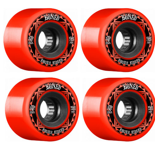 Bones ATF Rough Rider Runners Wheels Red 59MM 80A