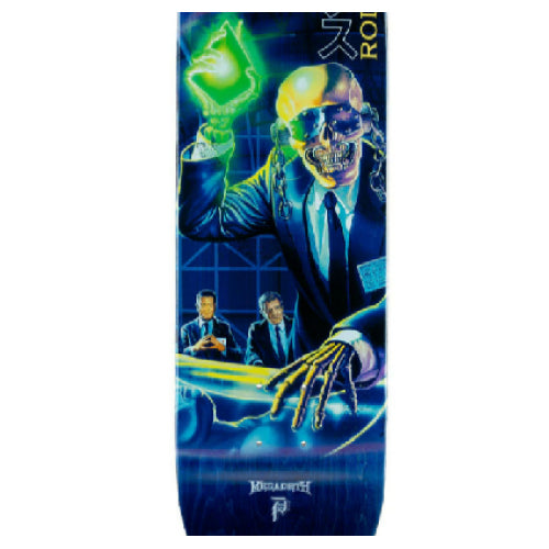 Primitive X Megadeth Paul Rodriguez Rust in Peace Skateboard Deck 8.0"
