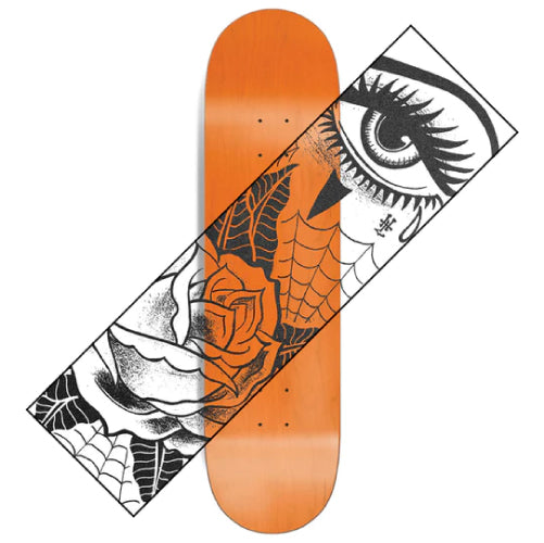 Hard Luck Sad Girl Black, Clear Griptape