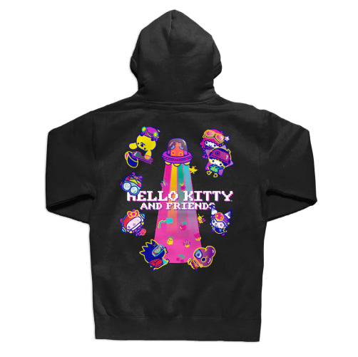 Girl X Sanrio Kawaii Arcade Friends Hoodie - Black