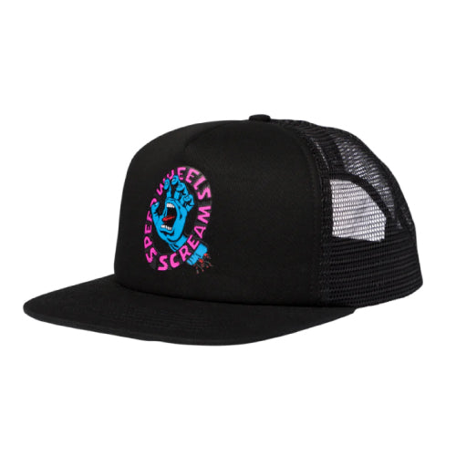 Santa Cruz Speed Wheels Scream Mesh High Profile Trucker Hat