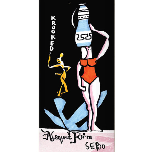 Krooked Sebo Walker Vase Skateboard Deck 8.06"