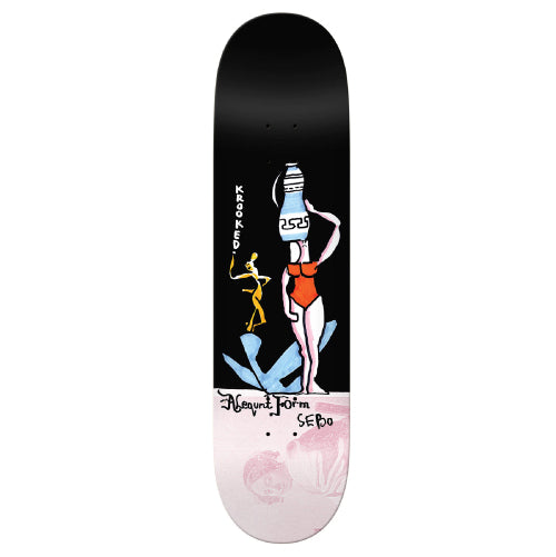 Krooked Sebo Walker Vase Skateboard Deck 8.06"
