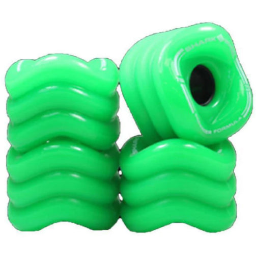 Shark Wheel DNA Gecko Green Longboard Wheels 72MM 78A