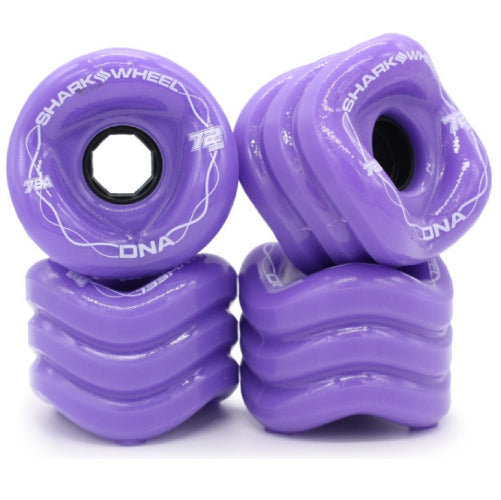Shark Wheel DNA Purple Longboard Wheels 72MM 78A