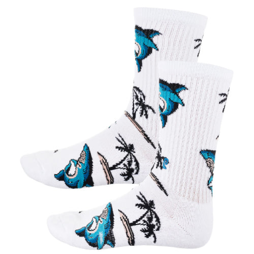 Psockadelic Shark Week Crew Socks