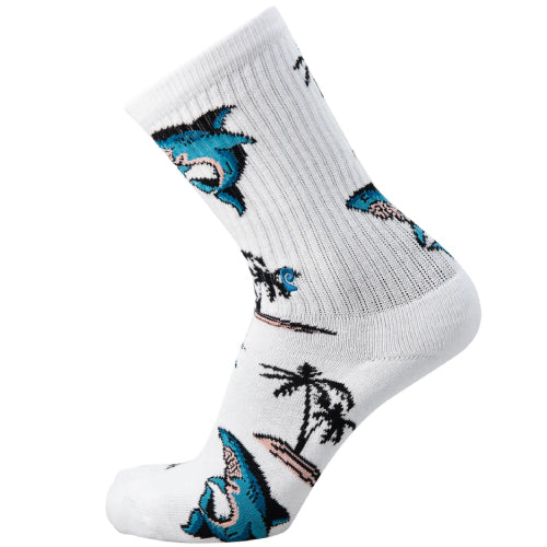 Psockadelic Shark Week Crew Socks