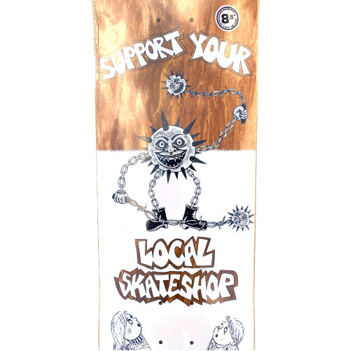 DLX Mike Gigliotti LIMITED Skate Shop Day Skateboard Deck Brown 8.5"