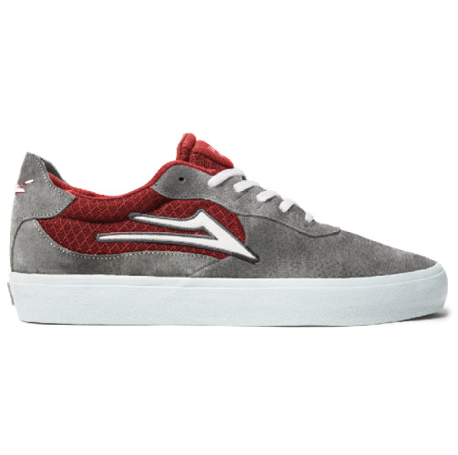 Lakai Skate Shop Day 2023 Essex Grey, Burgundy Suede Skate Shoe