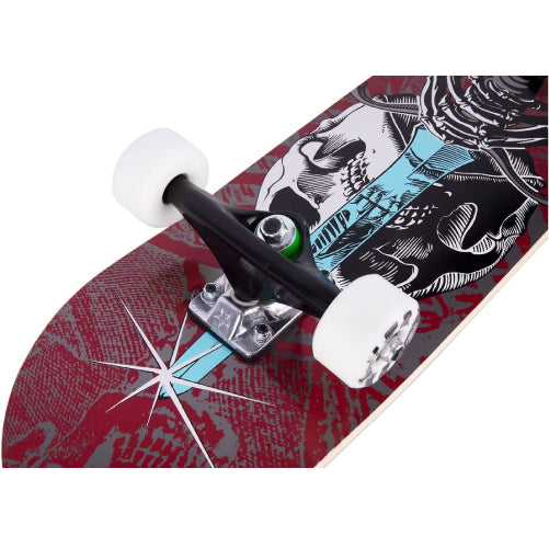 Powell Peralta Skull & Sword One Off Complete Skateboard Burgundy 7.5"