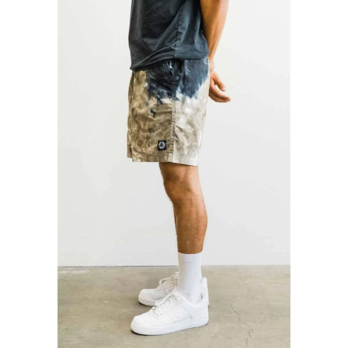 Welcome Skateboards Soft Core Short - Eggplant Tie Dye