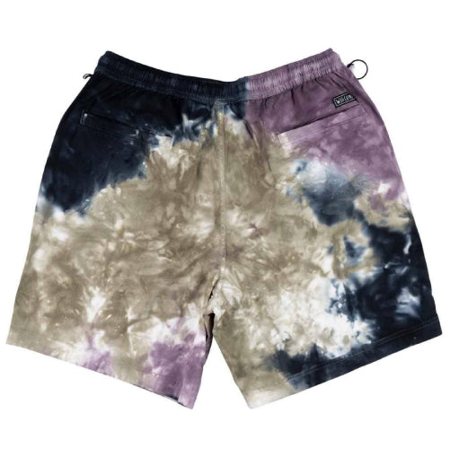 Welcome Skateboards Soft Core Short - Eggplant Tie Dye