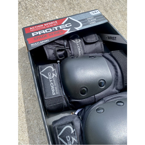 Pro-Tec Spade Series Pad Set - Black