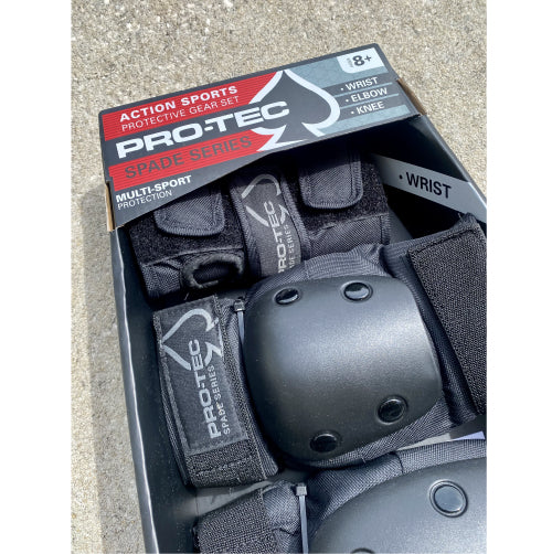 Pro-Tec Spade Series Pad Set - Black