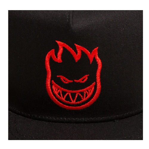 Spitfire Bighead Structured Snapback Hat - Black