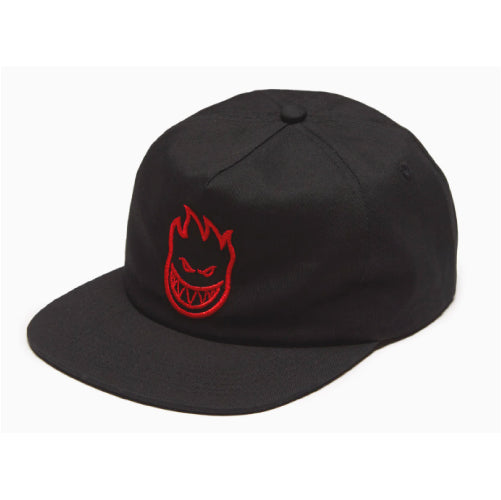 Spitfire Bighead Structured Snapback Hat - Black