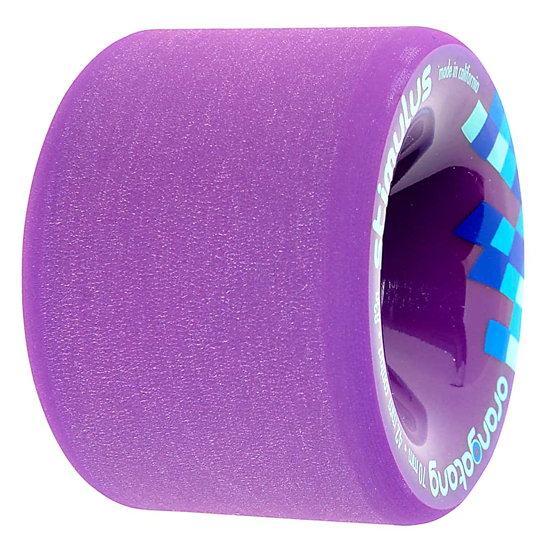 Orangatang Stimulus Longboard Cruiser Wheels Purple 70MM 86A