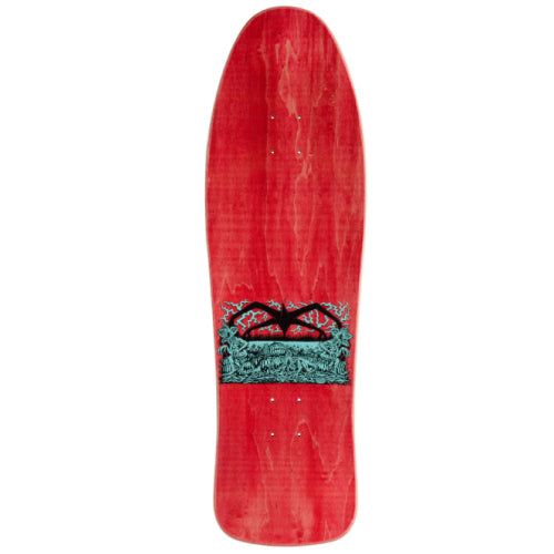 Santa Cruz X Stranger Things Kendall Eleven Shaped Skateboard Deck 9.75"