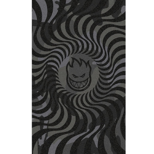 Spitfire Swirl Black Camo Griptape