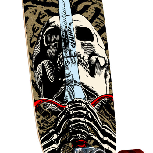 Powell Peralta Mini Skull & Sword Gold Cruiser Complete 30"