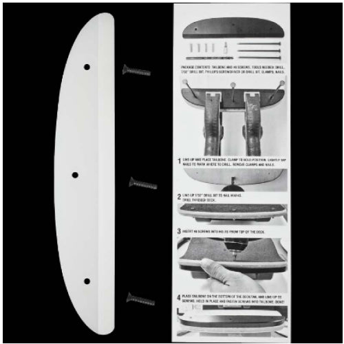 Powell Peralta Tailbone White 8"